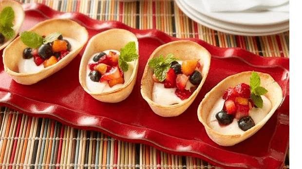 mini churro taco boats
